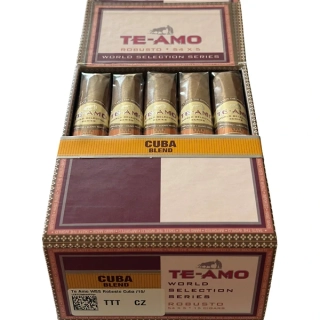 Doutníky Te Amo World Selection Series Robusto Cuba, 15ks